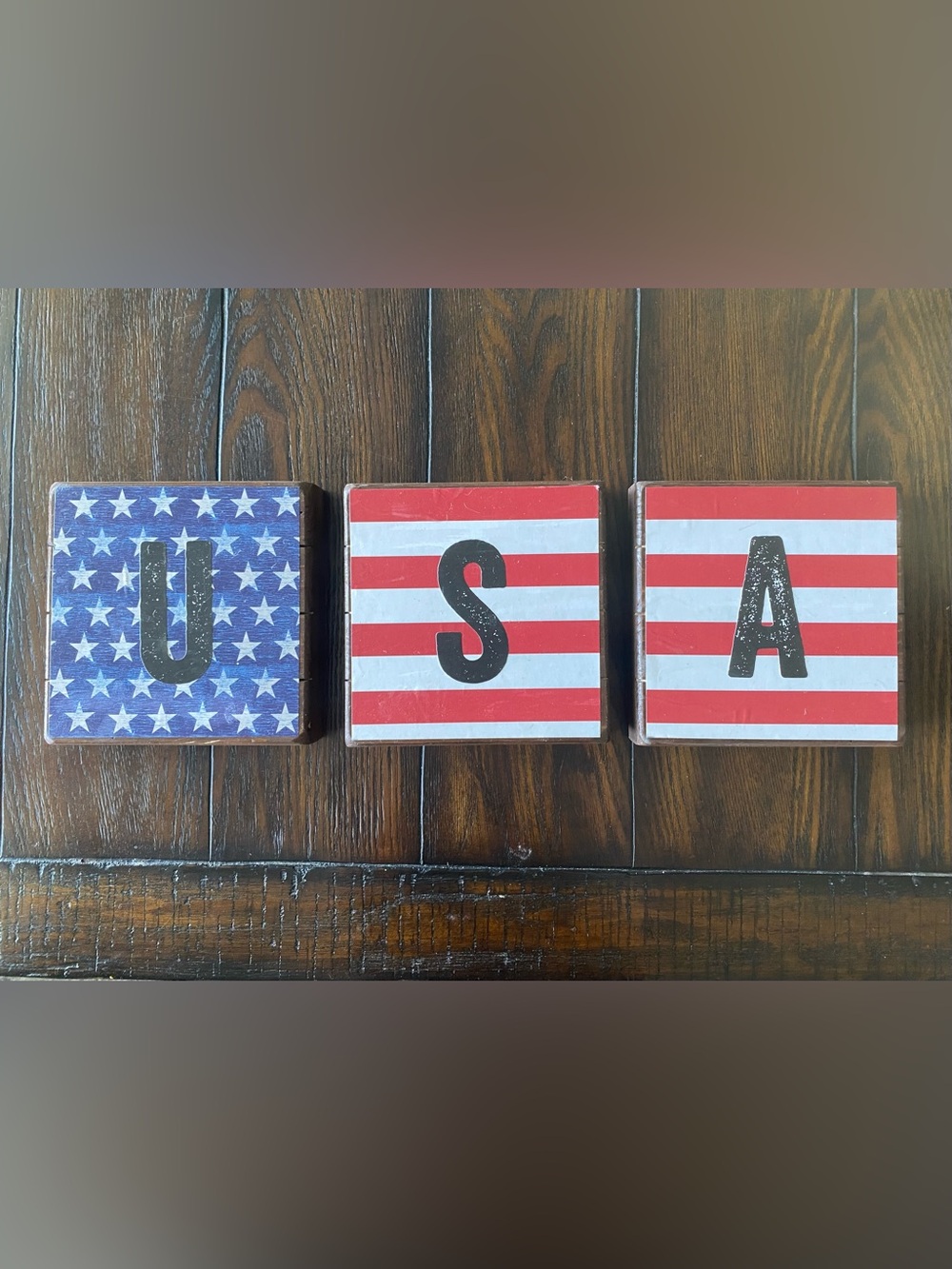 USA Homemade Sign Mantle/Home Decor